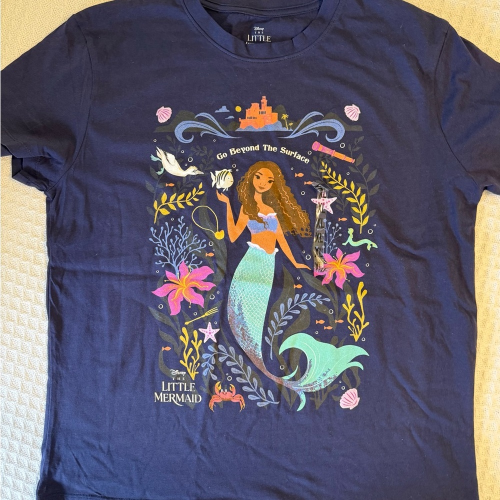 Disney Little Mermaid Kids Shirt - Blue